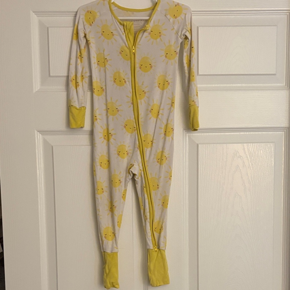 Little Sleepies Sunshine Yellow Kids One Piece